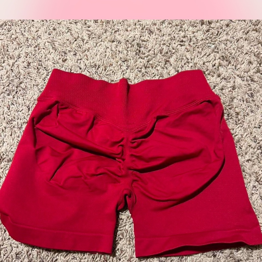 Amazon Women's Vibrant Red Bike Shorts